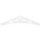 Ekena Millwork Pitch Genova Architectural Grade PVC Gable Pediment, 72"W x 15"H x 1"P (5/12) GPP072X015X100GEN - alternate 3